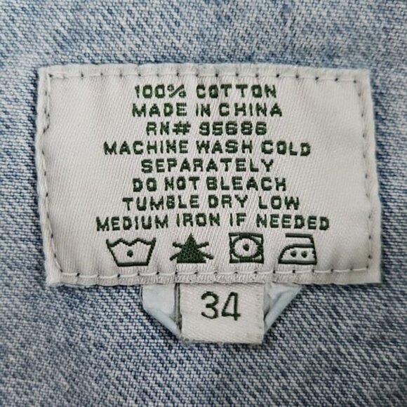 Schnee's Bozeman Montana Jeans Men's 34x29 Light Blue Wash Denim RN# 86069 C21 - Picture 6 of 16